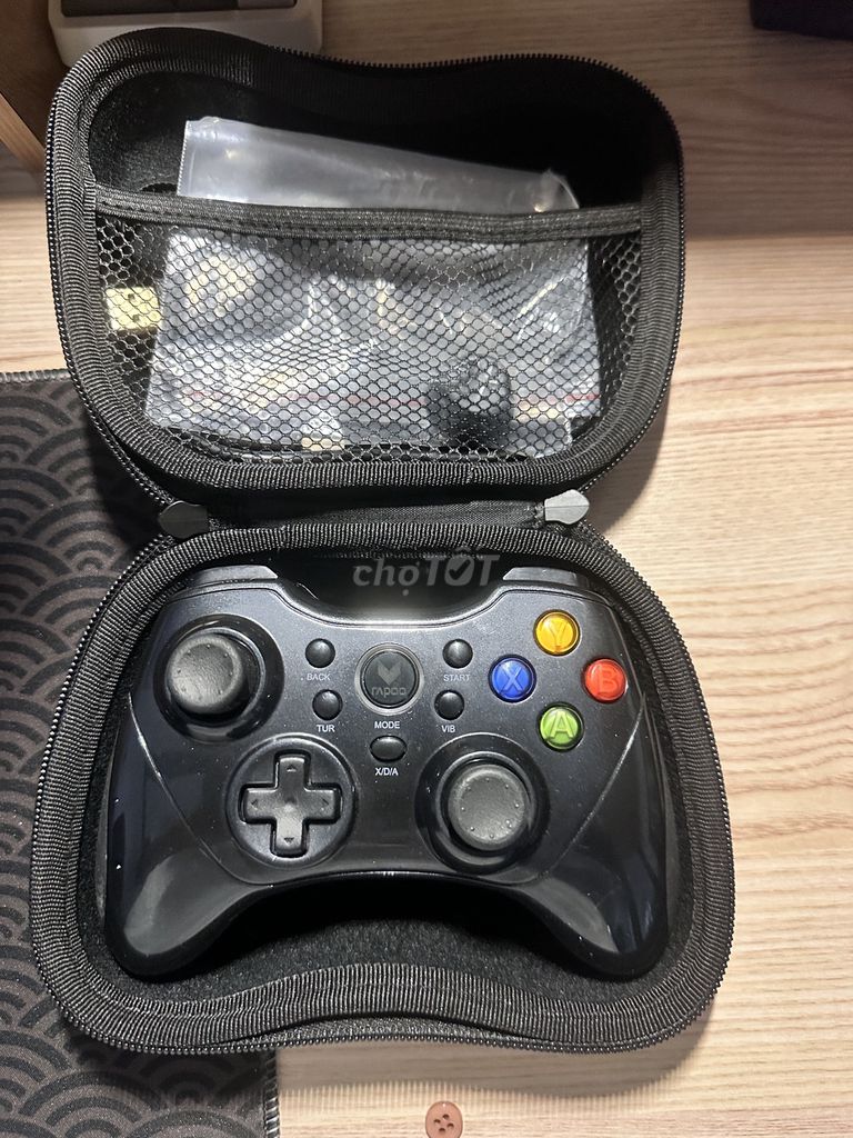Tay cầm chơi game Rapoo V600S Đen. Mua bán Thiết bị chơi game tại Quận Ngũ Hành Sơn Đà Nẵng được đăng bởi Nghĩa Đặng hình 1