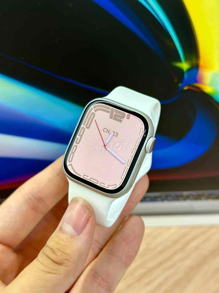 Apple watch series 8 41mm nhôm trắng