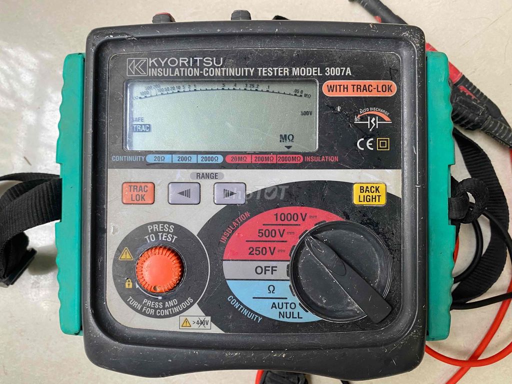 Máy đo điện trở Kyoritsu 3007A. Mua bán Đồ chuyên dụng, Giống nuôi trồng tại Quận 8 Tp Hồ Chí Minh được đăng bởi OTLy hình 1