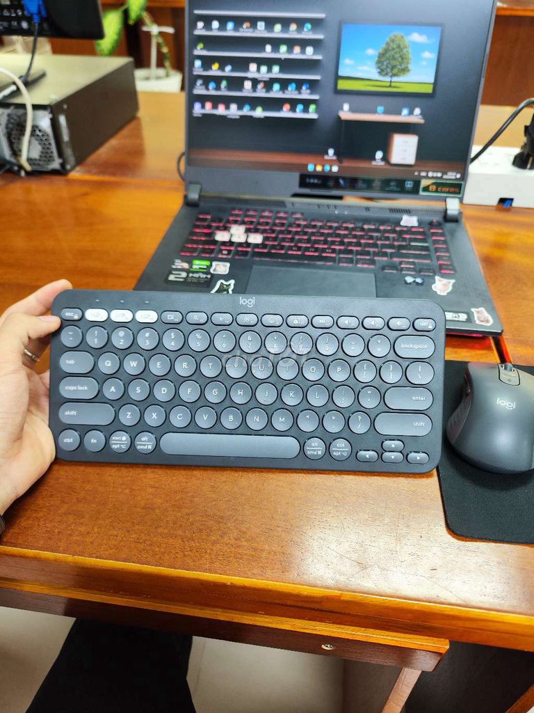 Bàn phím Logitech K380s Xám. Mua bán Phụ kiện (Màn hình, Chuột...) tại Thành phố Trà Vinh Trà Vinh được đăng bởi NamLe hình 1