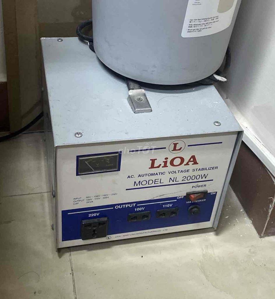 Ổn áp Lioa NL 2000W Xám. Mua bán Nội thất, đồ gia dụng khác tại Huyện Đông Anh Hà Nội được đăng bởi Hoan hình 1