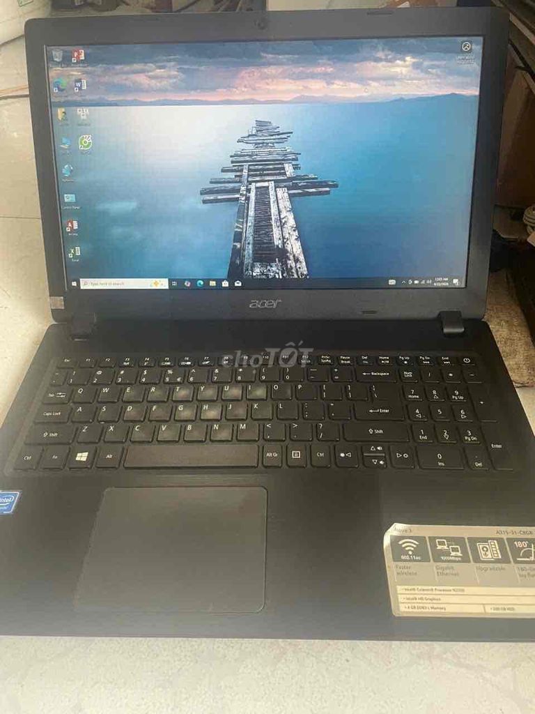 Acer A315 N3350 15.6 inch 4GB/240GB. Mua bán Laptop tại Thành phố Long Xuyên An Giang được đăng bởi CỬA HÀNG HỮU TÀI AN GIANG CÓ THU LẠI MÁY TÍNH CŨ hình 1