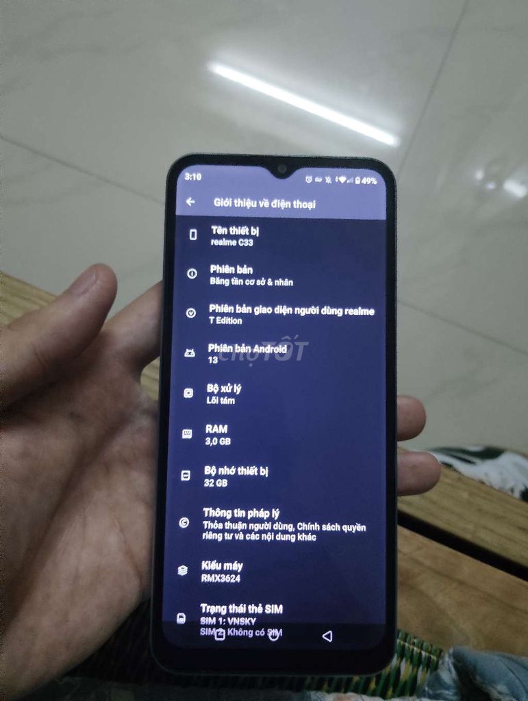 Realme C33 32GB Xanh ngọc. Mua bán Điện thoại tại Quận Hà Đông Hà Nội được đăng bởi dat mao hình 1
