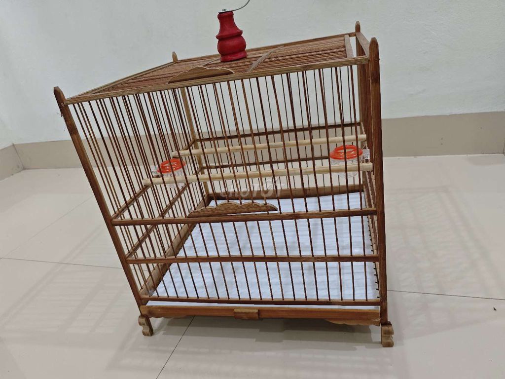 Lồng chim tre nâu 37x37x37cm. Mua bán Phụ kiện, Thức ăn, Dịch vụ tại Thành phố Phủ Lý Hà Nam được đăng bởi Giang hình 1