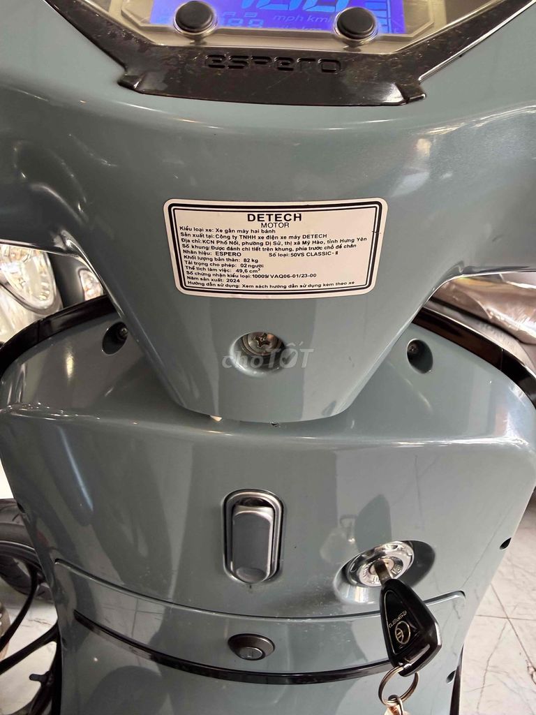 VESPA 50cc - 2024. Odo 3 Ngàn Km. BS 68. Mua bán Xe máy tại Thành phố Rạch Giá Kiên Giang được đăng bởi XE MÁY CŨ TÂN 128 hình 5