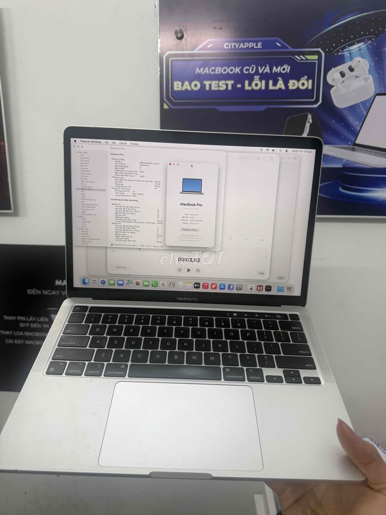 Apple MacBook Pro M1 13 inch 8GB/256GB. Mua bán Laptop tại Quận Đống Đa Hà Nội được đăng bởi CITYAPPLE hình 1