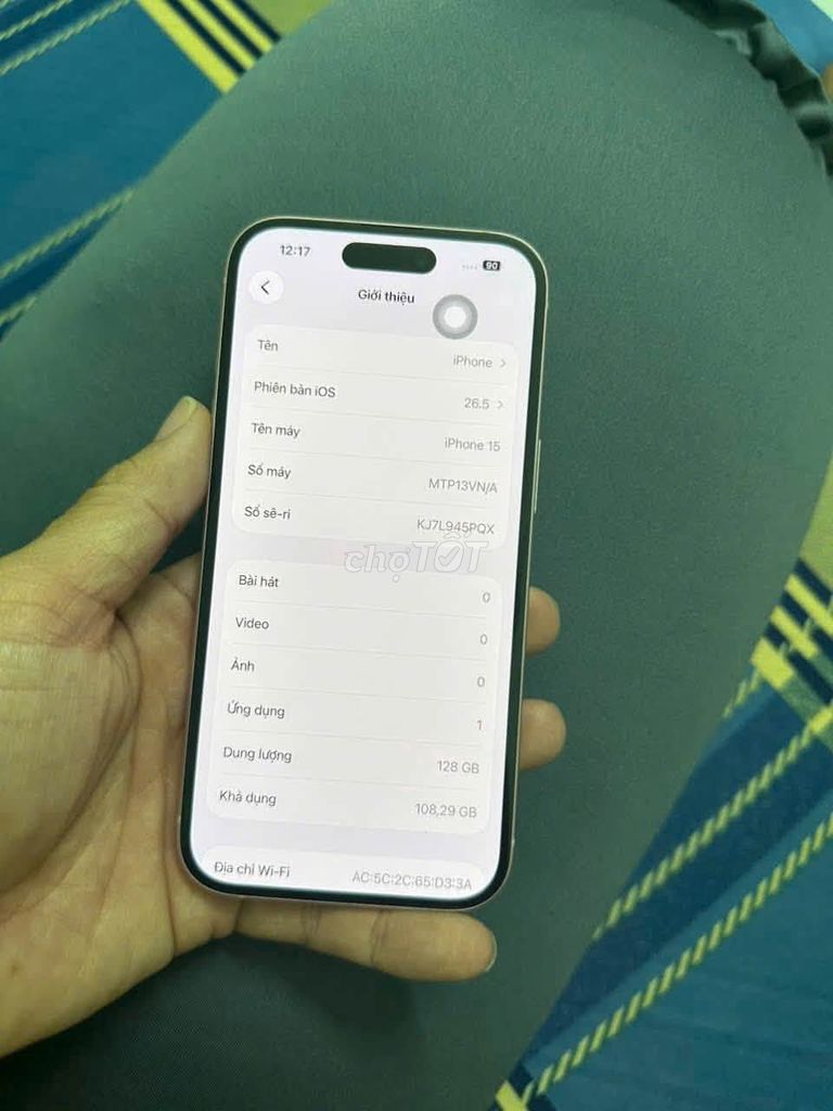 Apple iPhone 15 128GB Hồng VNA Like New. Mua bán Điện thoại tại Quận 1 Tp Hồ Chí Minh được đăng bởi Hội Đồ Điện Tử hình 1