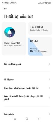 Xiaomi Redmi Note 12 Turbo 256GB