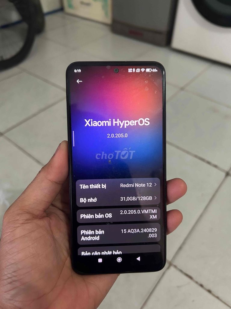 Xiaomi Redmi Note 12 128GB Đen. Mua bán Điện thoại tại Thành phố Thủ Đức Tp Hồ Chí Minh được đăng bởi Đăng Thu hình 1