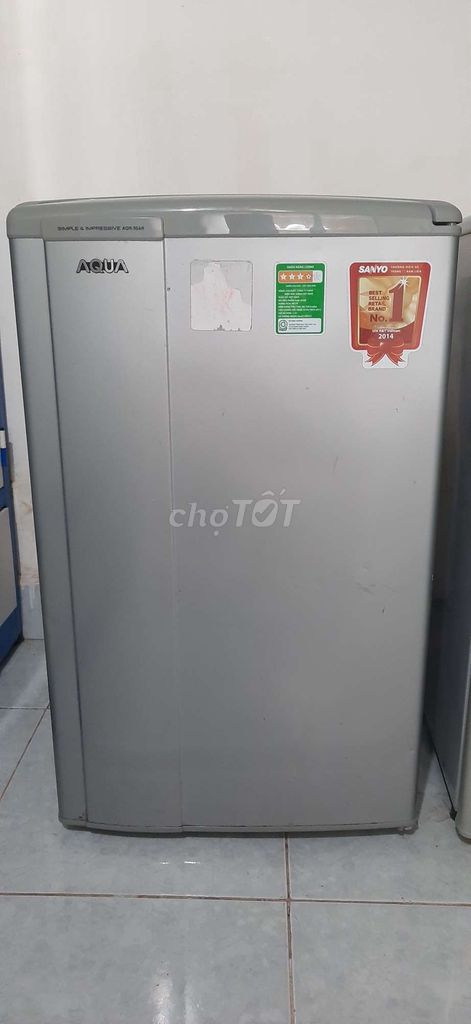 0904284150 - Tủ mini Sanyo Aqua 95 lít gaz block zin y hình Bh