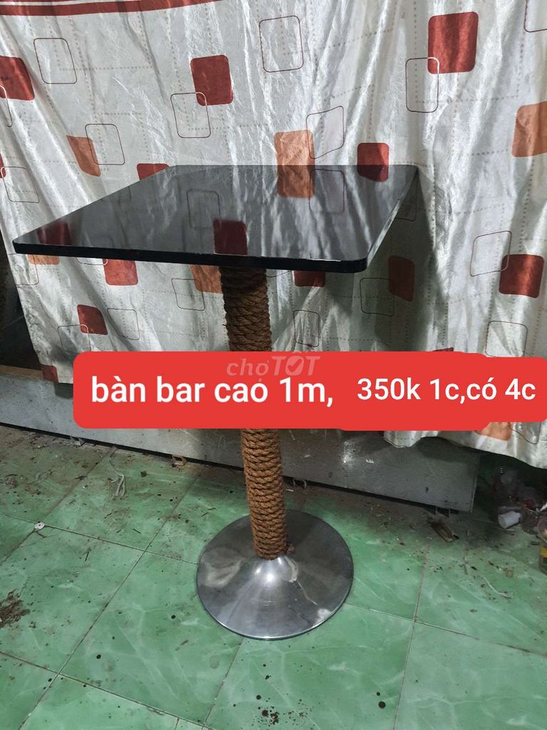 Bàn bar giá rẻ,cao 1m