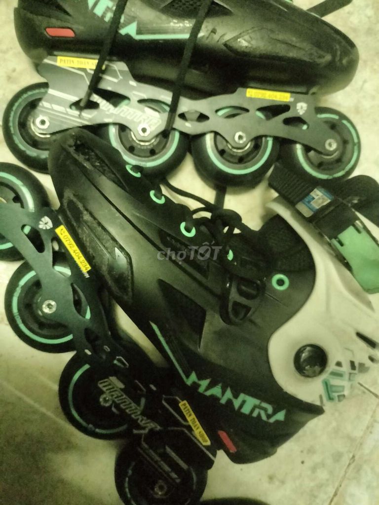 Giày trượt patin Mantra Đen Size 41