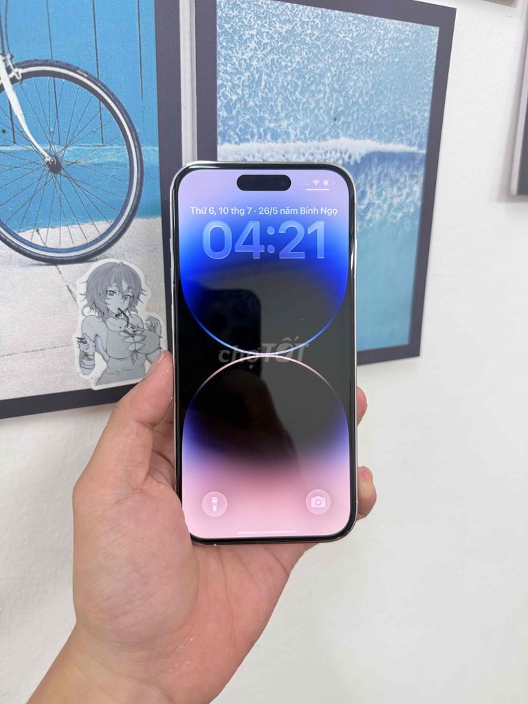 iPhone 14 Pro 128GB Bạc Like new 99%. Mua bán Điện thoại tại Quận Đống Đa Hà Nội được đăng bởi Tùng Táo Hanoi Mobile hình 1