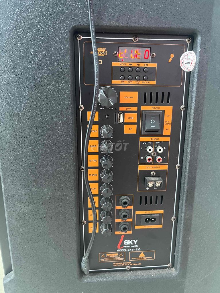 Loa kéo SKY SKT-1530 Đen. Mua bán Tivi, Âm thanh tại Huyện Thường Tín Hà Nội được đăng bởi le hong quan hình 1