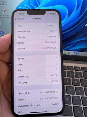 Apple iPhone 14 128GB Đen 83%