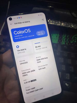Oppo A55 ram4+4/64g full chức năng. mạnh game ngon. Mua bán Điện thoại tại Thành phố Thuận An Bình Dương được đăng bởi Châu Thanh
