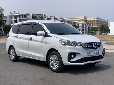 Suzuki Ertiga 2019 trắng đẹp full lịch sử hãng