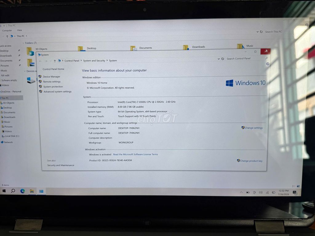 Dell Inspiron 15-7568 i7-6500U 8GB/256GB SSD. Mua bán Laptop tại Quận 12 Tp Hồ Chí Minh được đăng bởi Tuấn Tú Nguyễn Lê hình 1