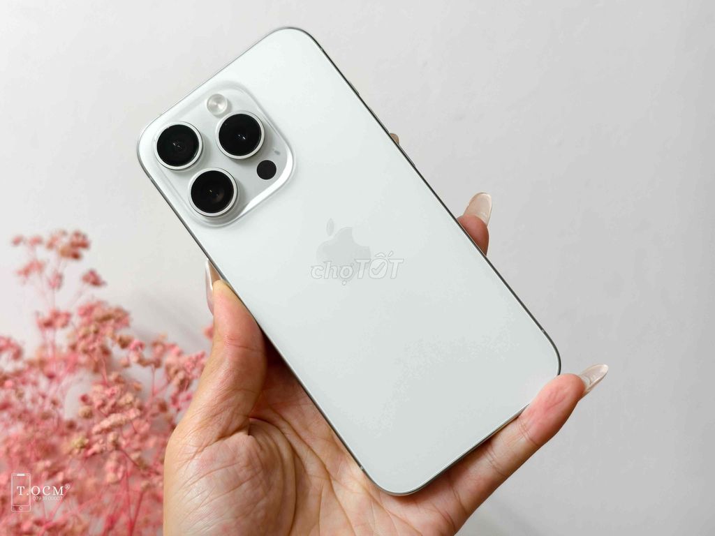 iPhone 15 Pro White 128Gb Quốc Tế Khe Sim iOs 18.5. Mua bán Điện thoại tại Quận 5 Tp Hồ Chí Minh được đăng bởi Ánh Nguyệt hình 1