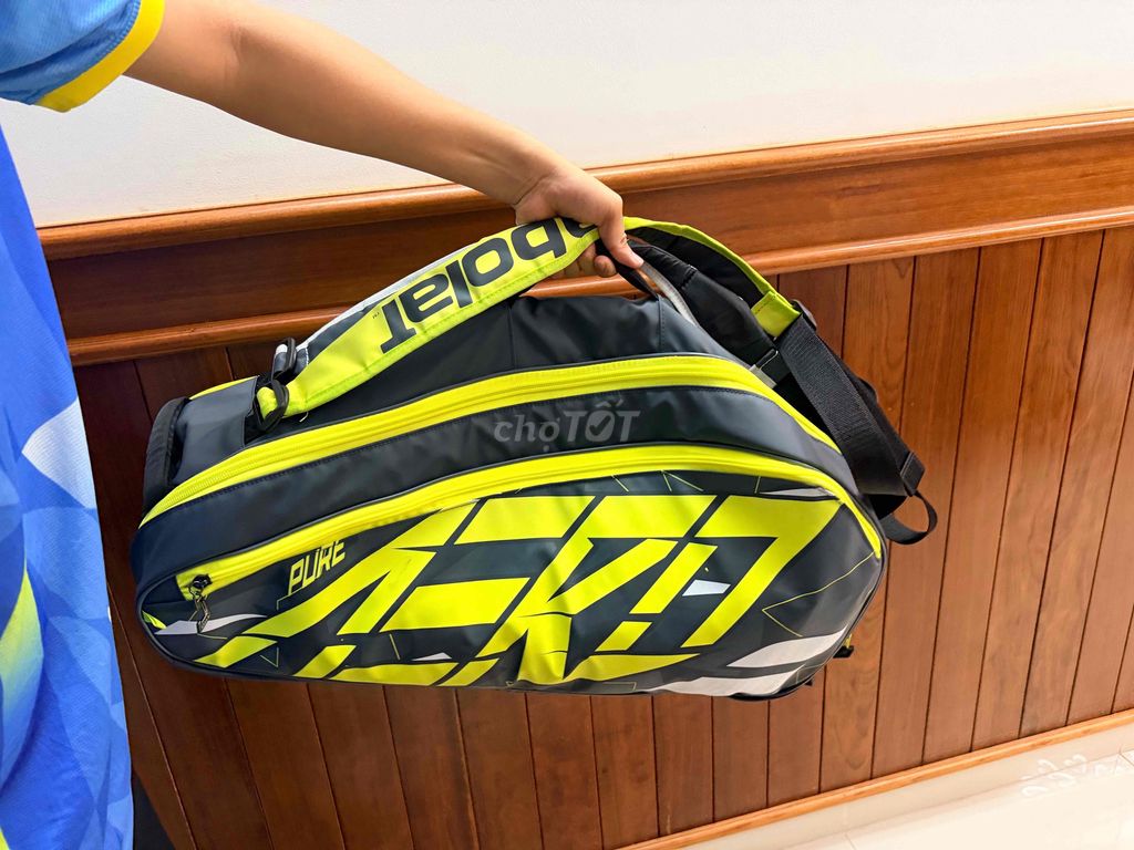 Túi vợt tennis Babolat Đen, vàng. Mua bán Đồ thể thao, Dã ngoại tại Thành phố Bảo Lộc Lâm Đồng được đăng bởi Cao Thanh Huy hình 1