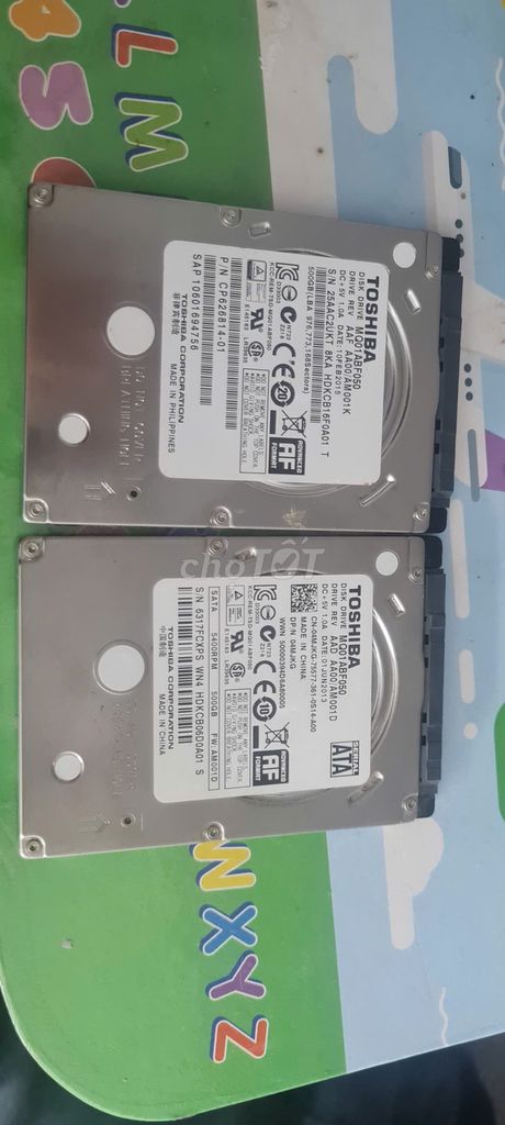 Ổ cứng HDD Toshiba MQ01ABF050 500GB. Mua bán Linh kiện (RAM, Card...) tại Quận Bình Tân Tp Hồ Chí Minh được đăng bởi Rich Nguyễn hình 1