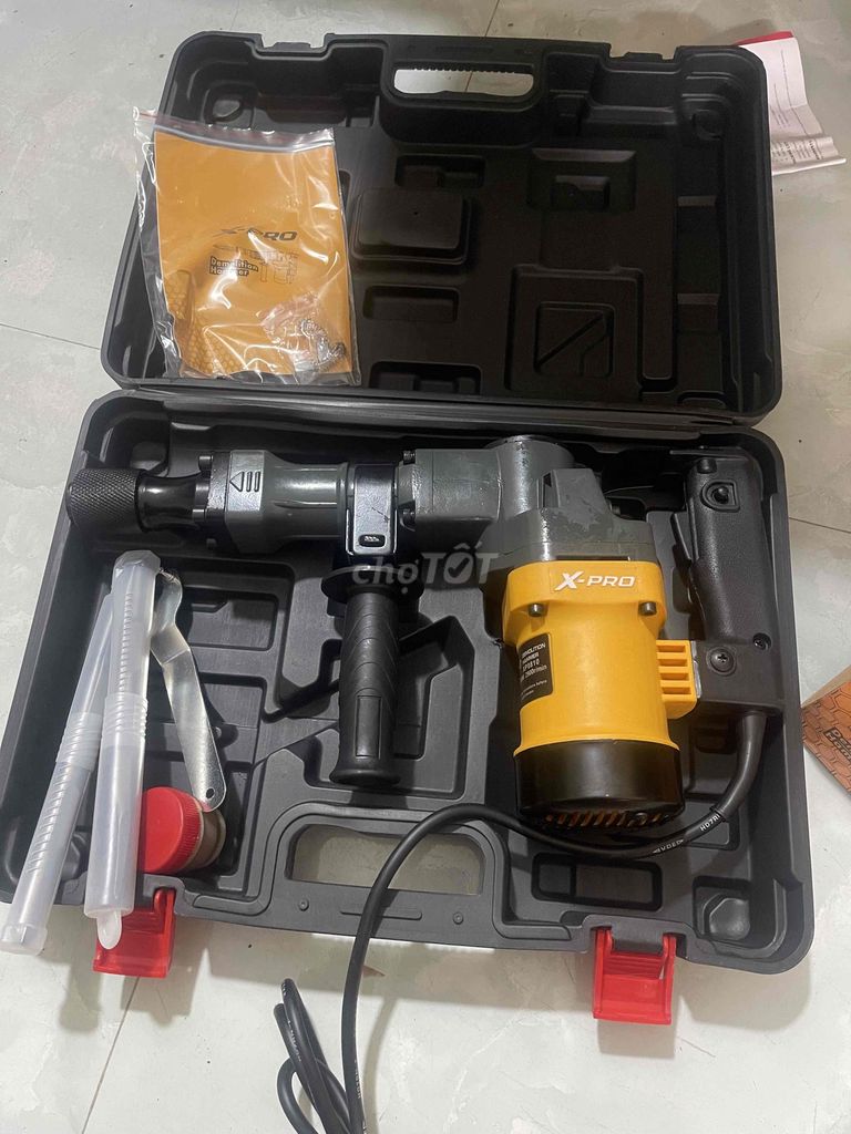 Máy đục X-Pro XP0810 Vàng, Đen 2200W. Mua bán Nội thất, đồ gia dụng khác tại Huyện Vĩnh Tường Vĩnh Phúc được đăng bởi Lê Quang Đại hình 1