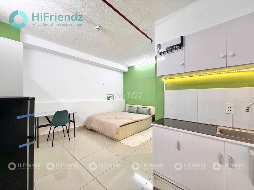 STUDIO FULL NỘI THẤT - THANG MÁY BẢO VỆ - NGAY NGUYỄN VĂN TRỖI