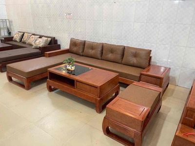 Bộ Sofa Gỗ Kèm Đệm. Mua bán Bàn ghế tại Huyện Thạch Thất Hà Nội được đăng bởi Nội Thất Tùng Mai