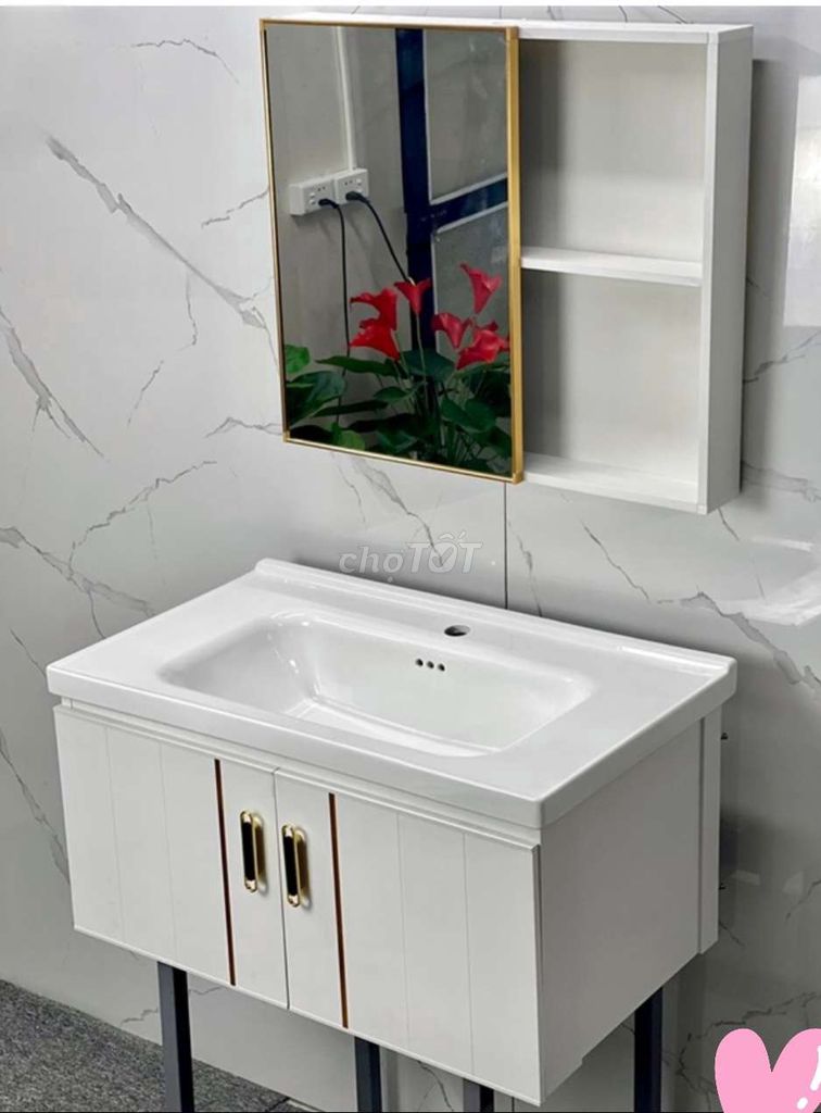 BỘ TỦ LAVABO KÈM GƯƠNG