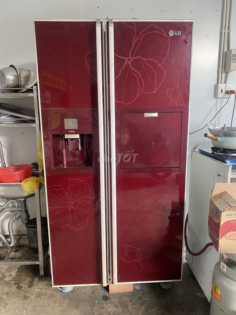 Tủ lạnh LG Side by Side 600 lít Đỏ. Mua bán Tủ lạnh tại Huyện Hóc Môn Tp Hồ Chí Minh được đăng bởi Lâm hình 1