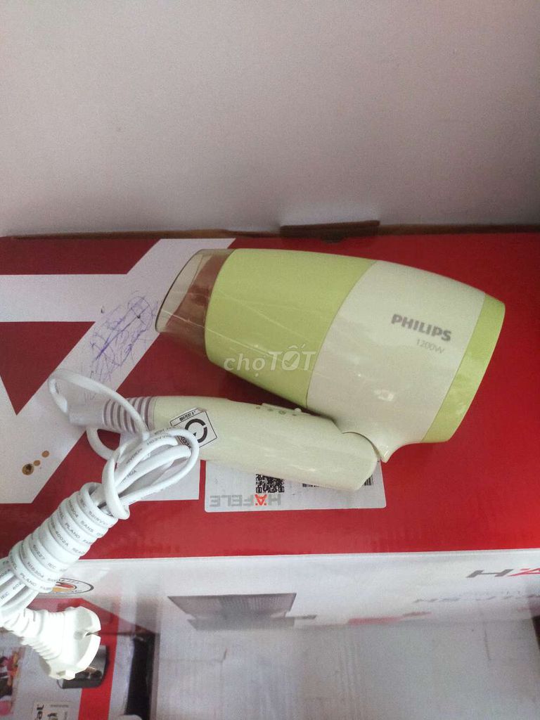Máy sấy tóc Philips 1200W, có thể gấp gọn. Mua bán Nội thất, đồ gia dụng khác tại Quận Cẩm Lệ Đà Nẵng được đăng bởi Bùi Văn Thái  hình 1