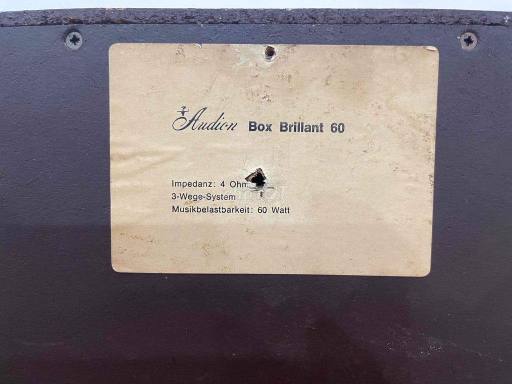 Bán đôi loa cổ Audion Box Brillant 60. Mua bán Tivi, Âm thanh tại Quận Hoàng Mai Hà Nội được đăng bởi Vu huy hình 6