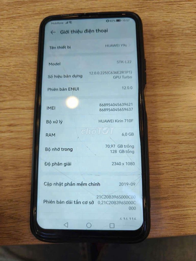 Huawei Y9s 128GB Xanh tím Đã sử dụng. Mua bán Điện thoại tại Quận 3 Tp Hồ Chí Minh được đăng bởi Tung hình 1