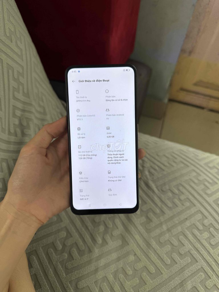 Oppo F11 Pro 128GB . Máy Vn