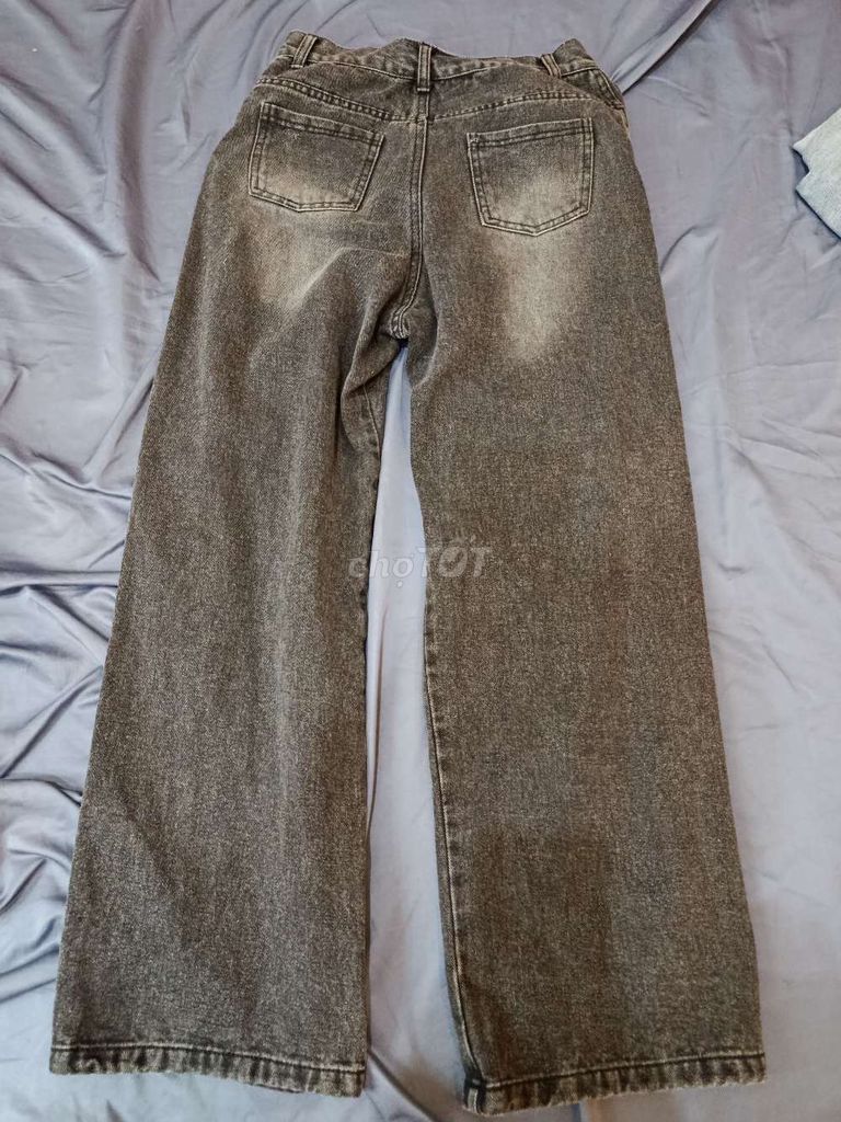 Quần jeans nữ xám size S. Mua bán Quần áo tại Thị xã Tân Uyên Bình Dương được đăng bởi Nhi hình 1