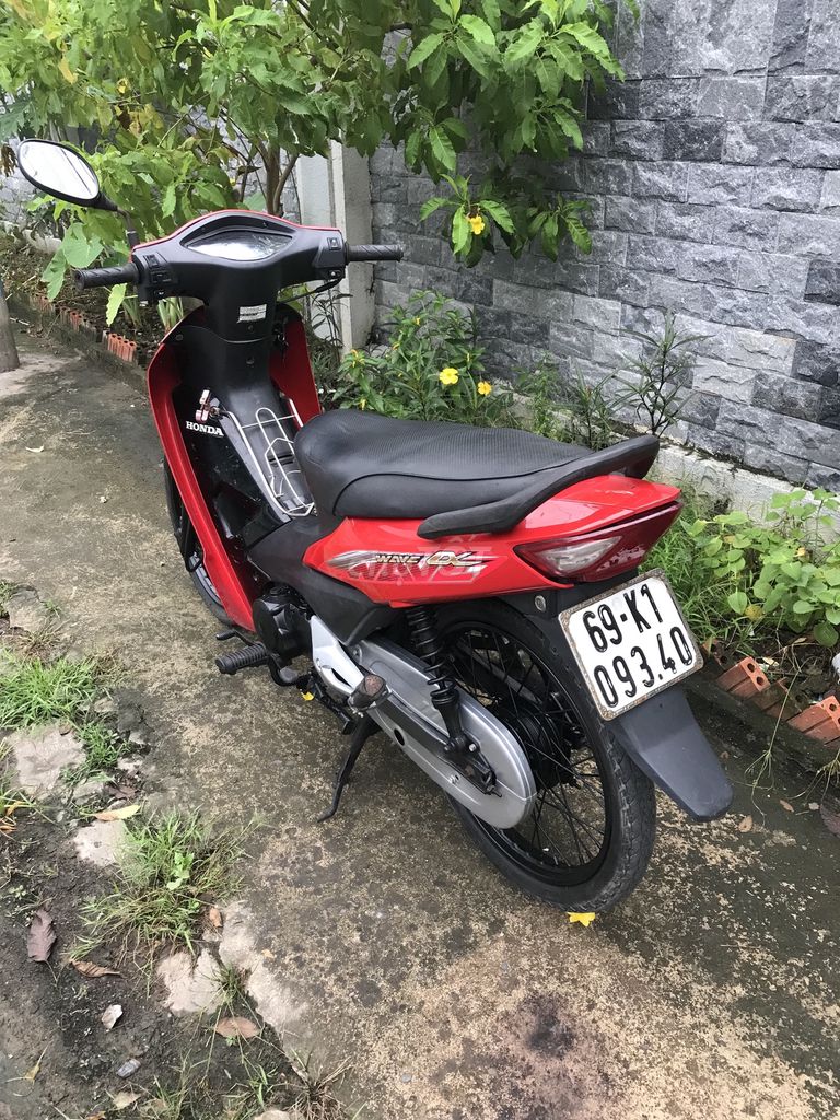 Xe wave màu đỏ. Mua bán Xe máy tại Huyện Bến Lức Long An được đăng bởi Nguyên  hình 5