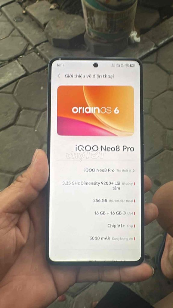 iQOO Neo 8 Pro 256GB Xanh. Mua bán Điện thoại tại Quận Thanh Xuân Hà Nội được đăng bởi Tuấn hình 1