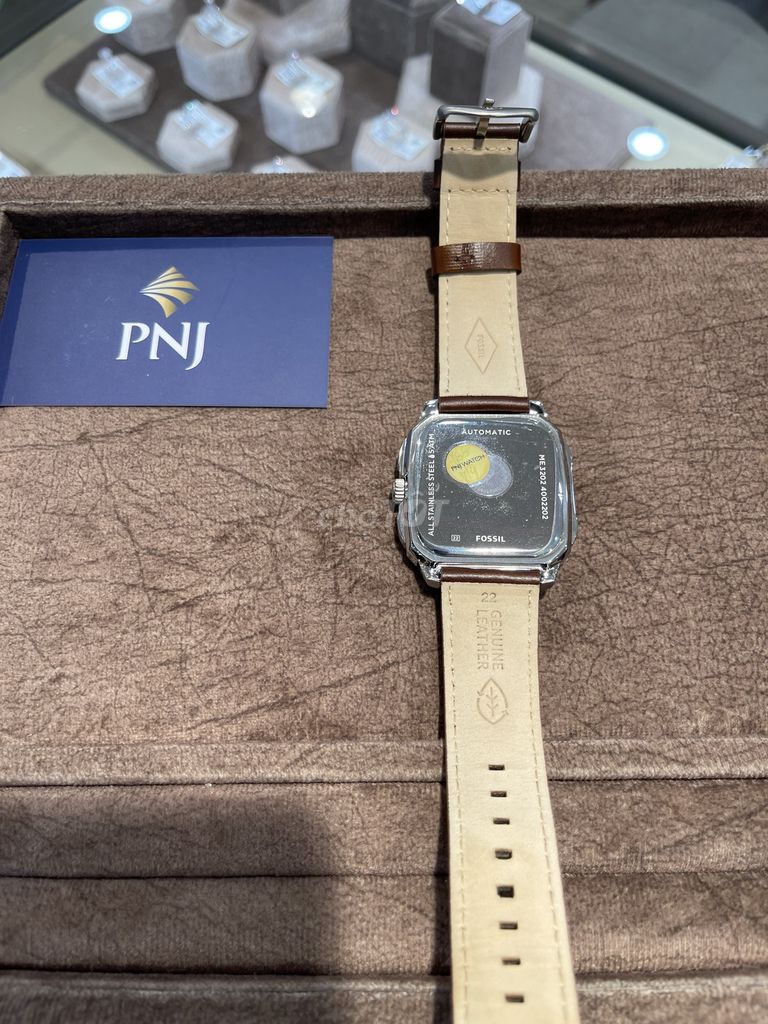 Bán đồng hồ FOSSIL máy cơ mua NB chính hãng PNJ