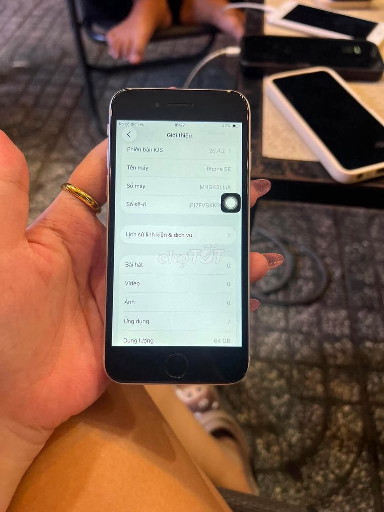 Apple iPhone SE 64GB Like New. Mua bán Điện thoại tại Quận 10 Tp Hồ Chí Minh được đăng bởi Hội Đồ Điện Tử hình 1