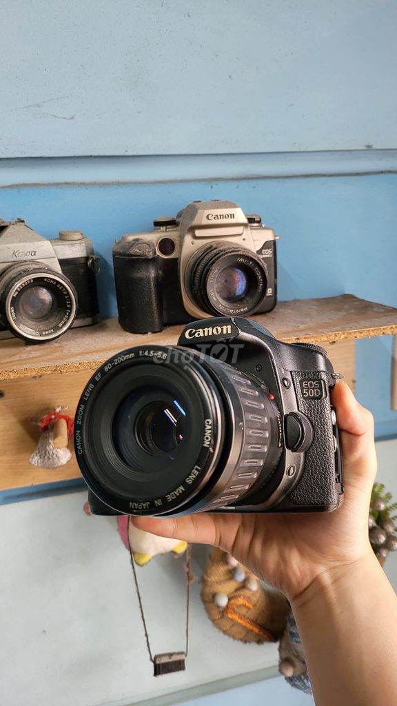 Canon 50D kèm lens Đa dụng