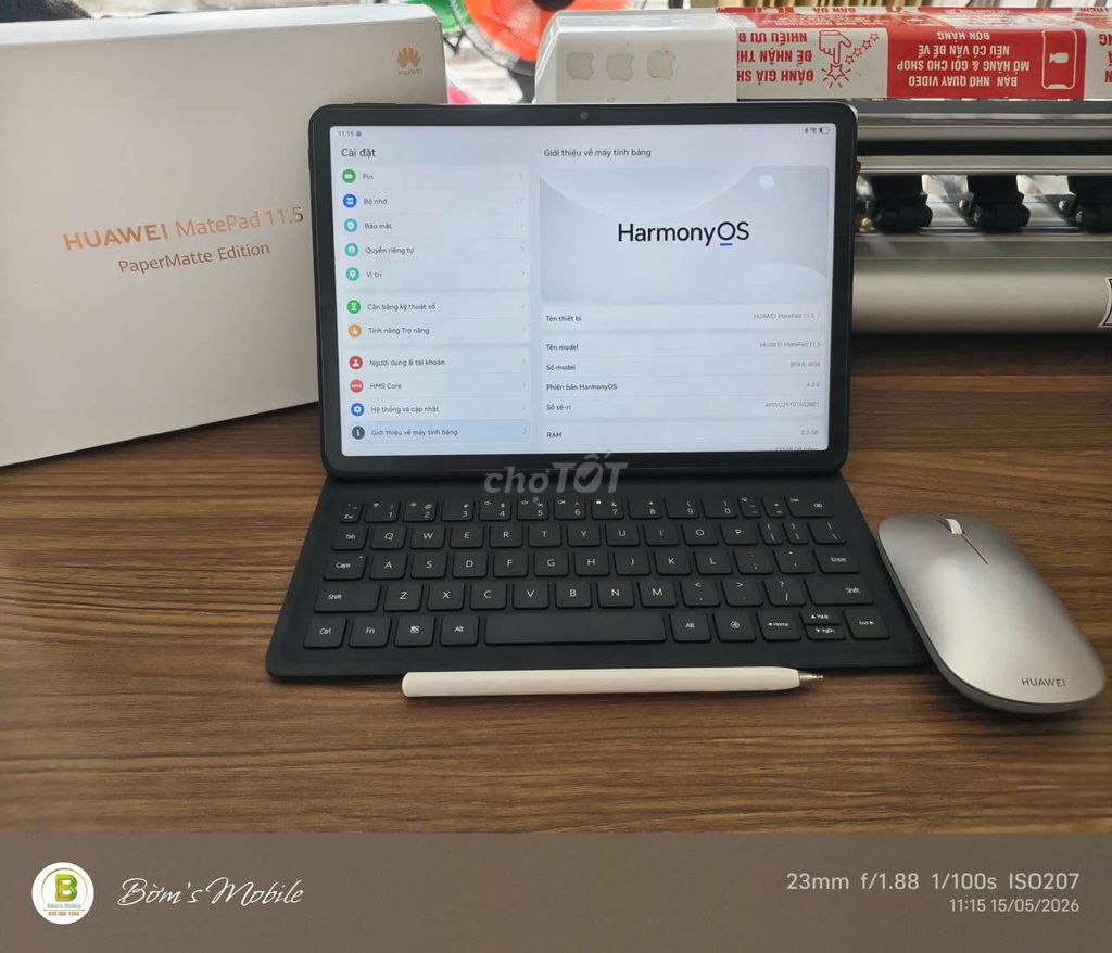 Huawei MatePad 11.5 8GB/256GB Xám. Mua bán Máy tính bảng tại Thành phố Thủ Dầu Một Bình Dương được đăng bởi Bùi Văn Kỷ hình 1