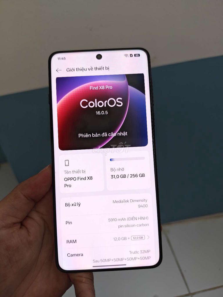 OPPO Find X8 Pro 12/256GB Pin 98. Mua bán Điện thoại tại Quận Gò Vấp Tp Hồ Chí Minh được đăng bởi Tuyết hình 1