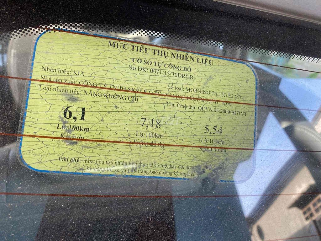 Kia Morning 2016 1.25 MT - 135252 km. Mua bán Ô tô tại Huyện Phú Lộc Thừa Thiên Huế được đăng bởi Đỗ văn thanh hình 11