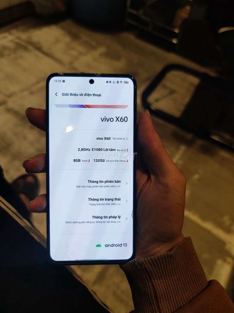 Vivo X60 8GB/128GB. Mua bán Điện thoại tại Huyện Kiến Thuỵ Hải Phòng được đăng bởi Minh Hoagg Vu hình 1