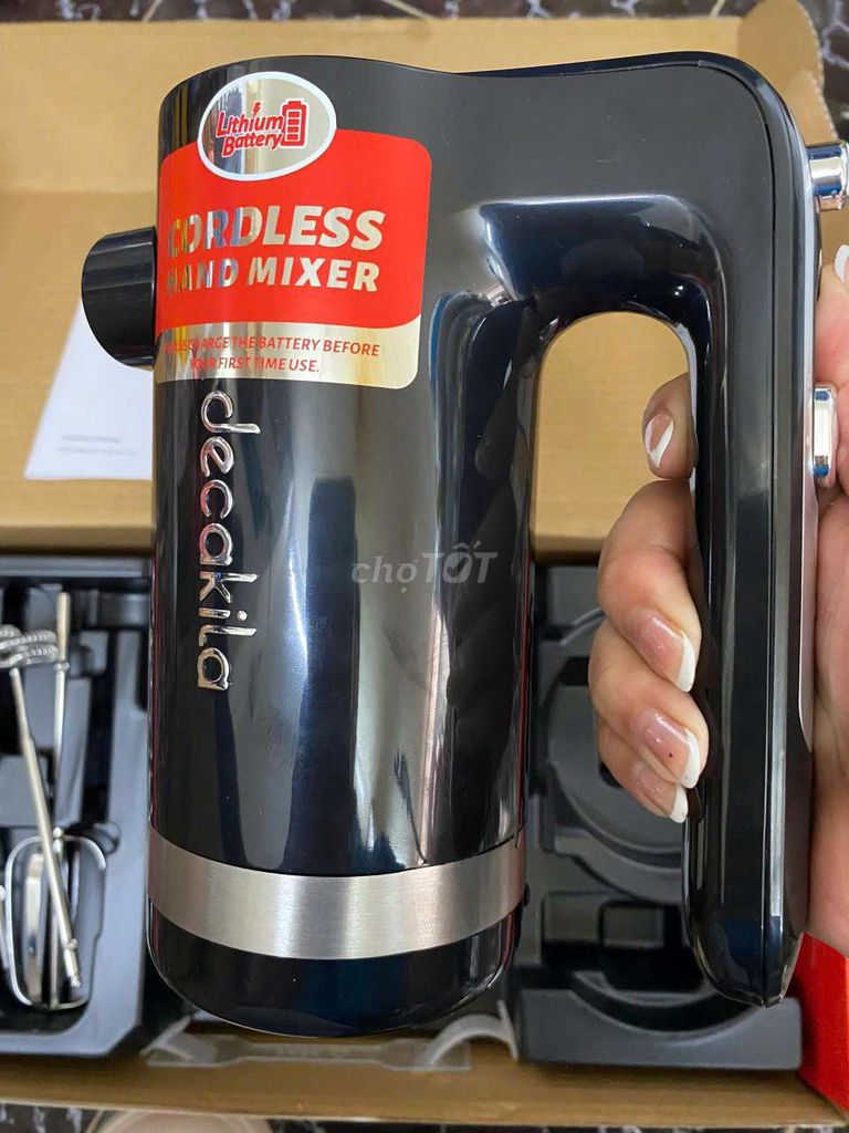 Máy đánh trứng Decakila KMMX006B Đen. Mua bán Bếp, lò, đồ điện nhà bếp tại Quận Cái Răng Cần Thơ được đăng bởi Duy Nguyễn Cần Thơ hình 1