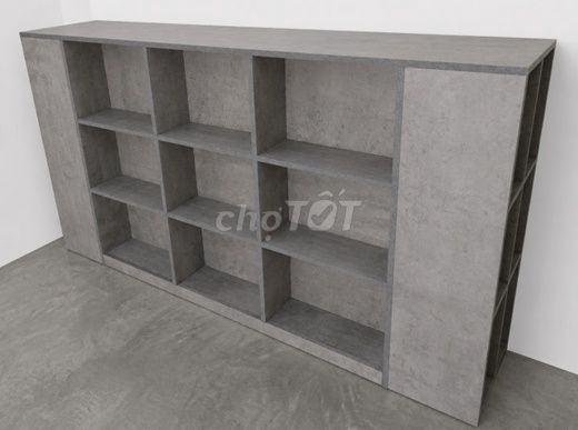 Kệ sách Gỗ công nghiệp Xám Hiện đại Nhỏ gọn. Mua bán Tủ, kệ gia đình tại Quận Nam Từ Liêm Hà Nội được đăng bởi KIM JUNWOO hình 1