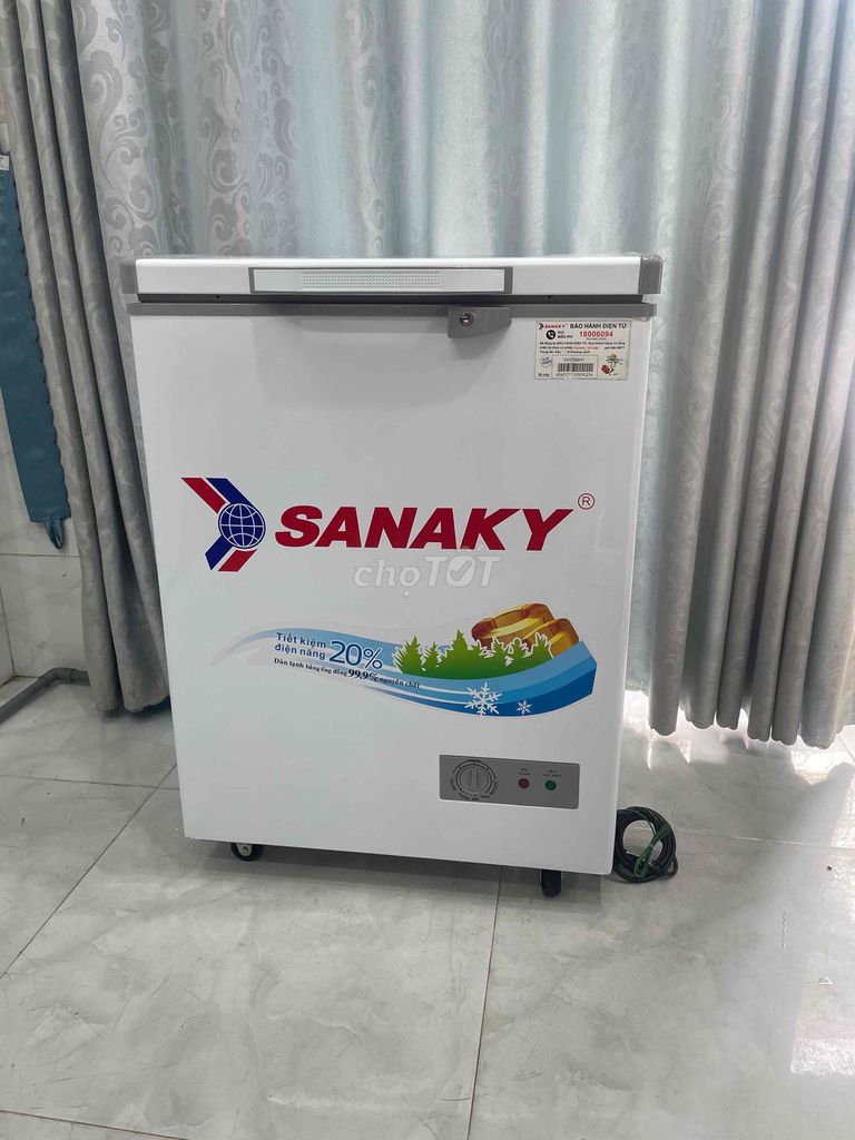 Tủ Đông Mini Sanaaky 100l dàn đồng VH1599HY