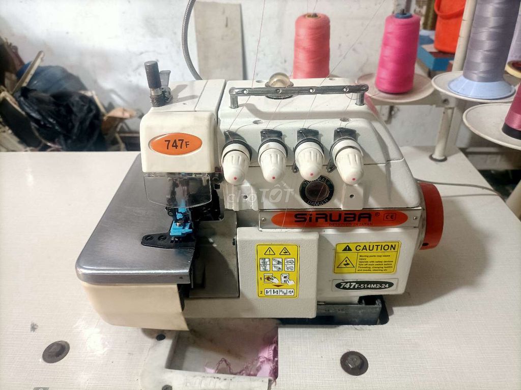 Máy vắt sổ SIRUBA 747F 4 chỉ điện tử. Mua bán Đồ chuyên dụng, Giống nuôi trồng tại Huyện Bình Chánh Tp Hồ Chí Minh được đăng bởi Nguyễn Khải hình 1