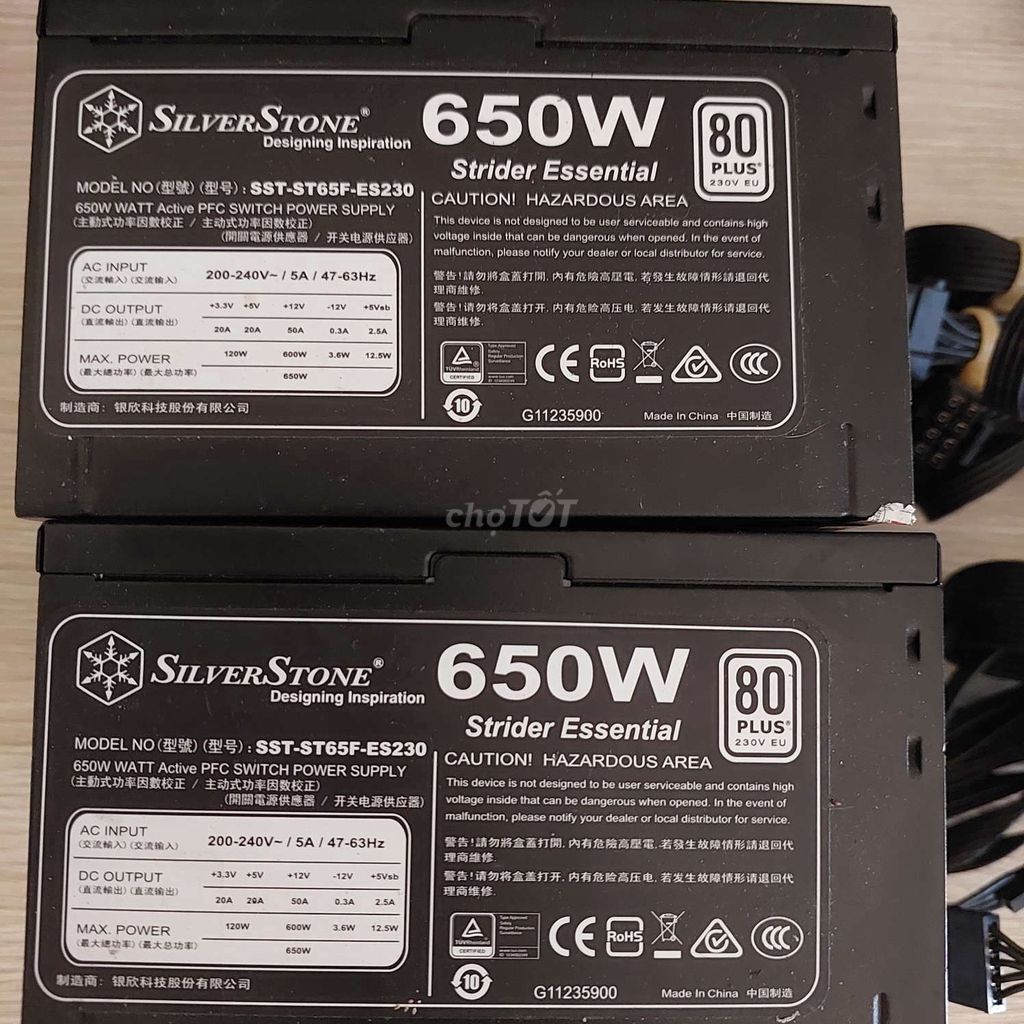 NGUỒN 650W CHÍNH HÃNG