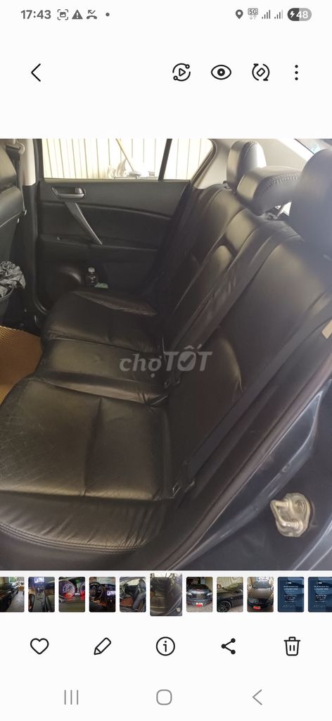 Mazda 3 Đen 150884 km. Mua bán Ô tô tại Thành phố Tam Kỳ Quảng Nam được đăng bởi Đào Duy Thanh hình 4